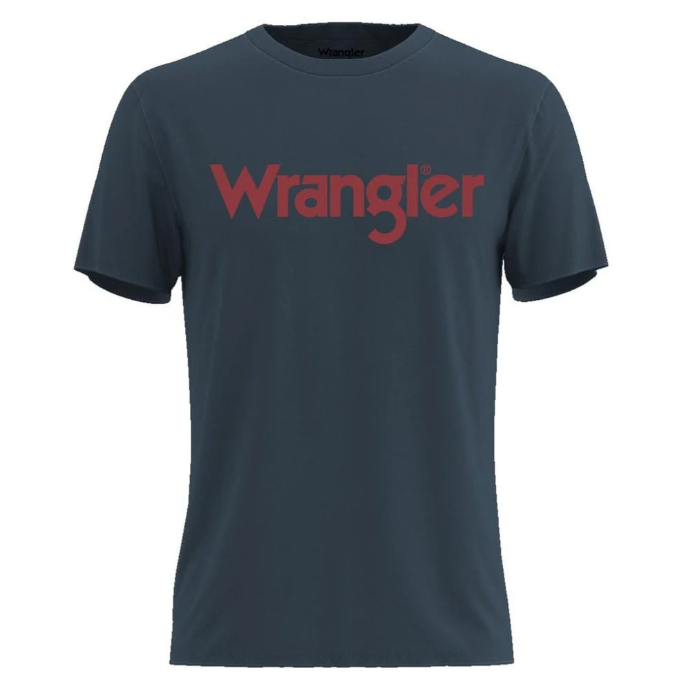 Wrangler Boy's Heather Denim Regular Fit T-Shirt