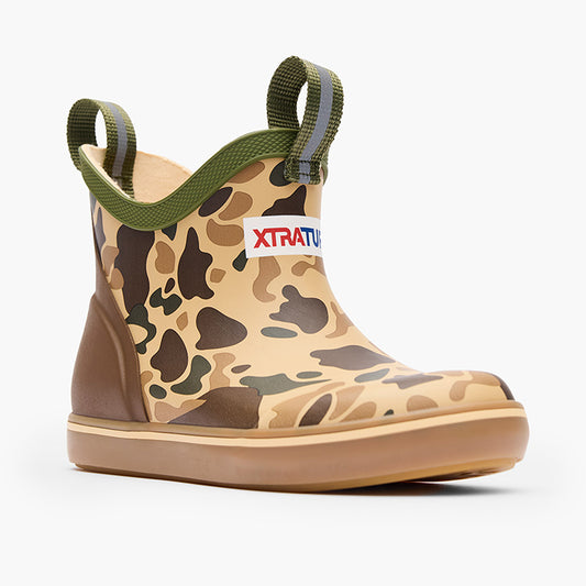 Xtratuf Kids Duck Camo Ankle Deck Boot