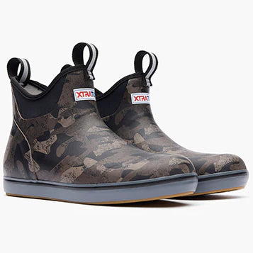 Xtratuf Women's Black Camo Ankle Deck Boot