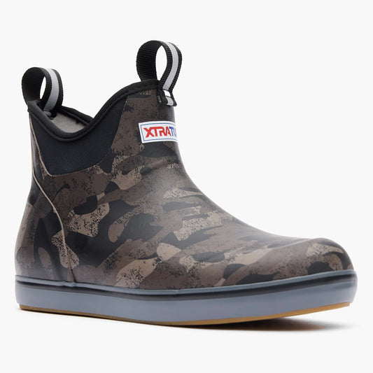 Xtratuf Women's Black Camo Ankle Deck Boot