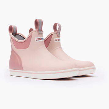 Women's 6in Blush Pink Ankle Deck Boot XTRATUF