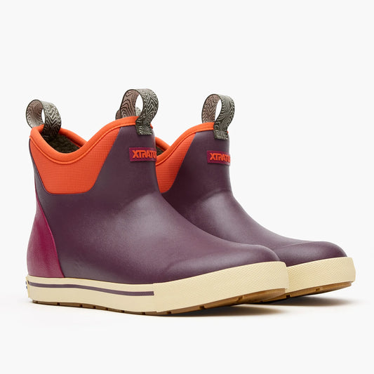 Xtratuf Women's Fig Camp Fleece Lined Ankle Deck Boot