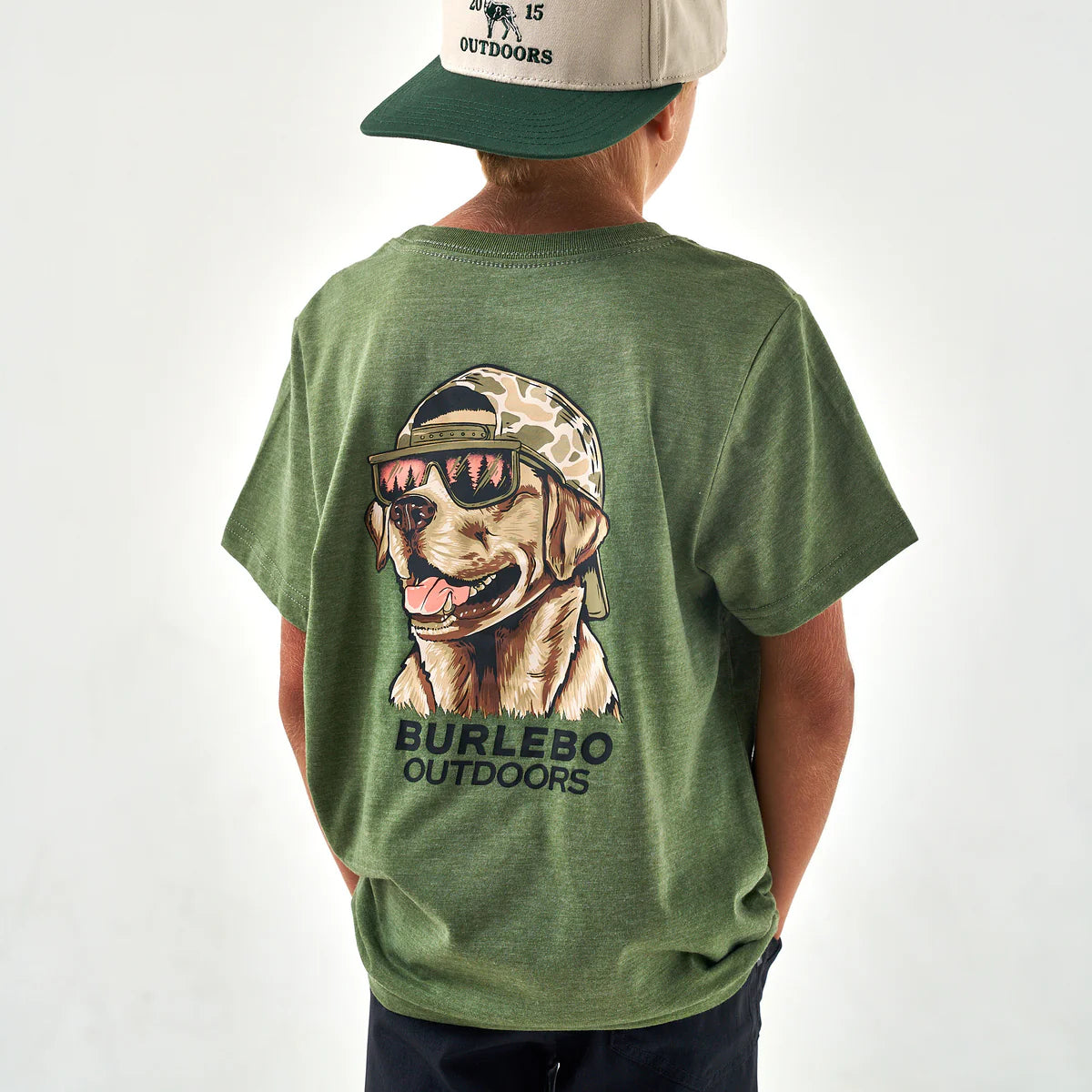 Burlebo Kids Mallard Camo Dog T-Shirt - 2 Colors