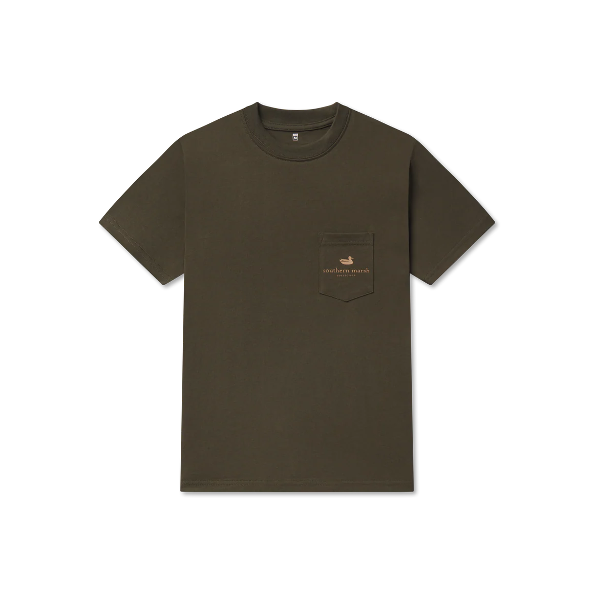 Southern Marsh Youth Dark Olive Eight Point Tee