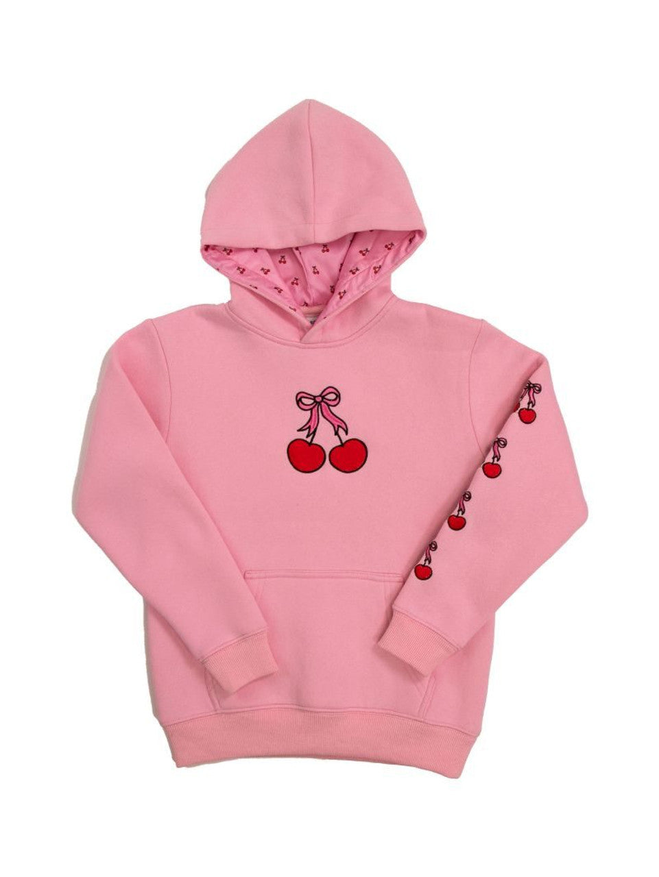Youth Girls Dilara Pink Cherry Hoodie