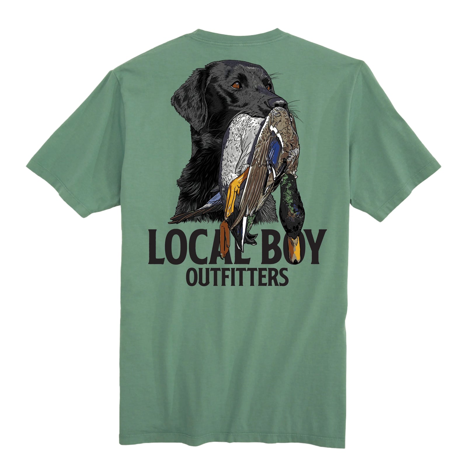 Local Boy Youth Feathered Fetch Light Green Tee