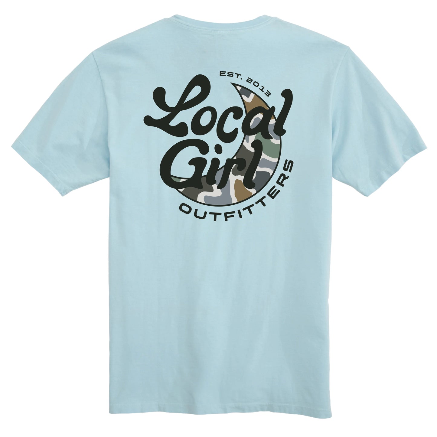 Local Girl Youth Chambray Bluff Groovy Moon Tee