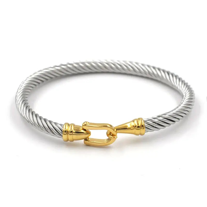 Hinge Bangle Waterproof Bracelet - 2 Colors