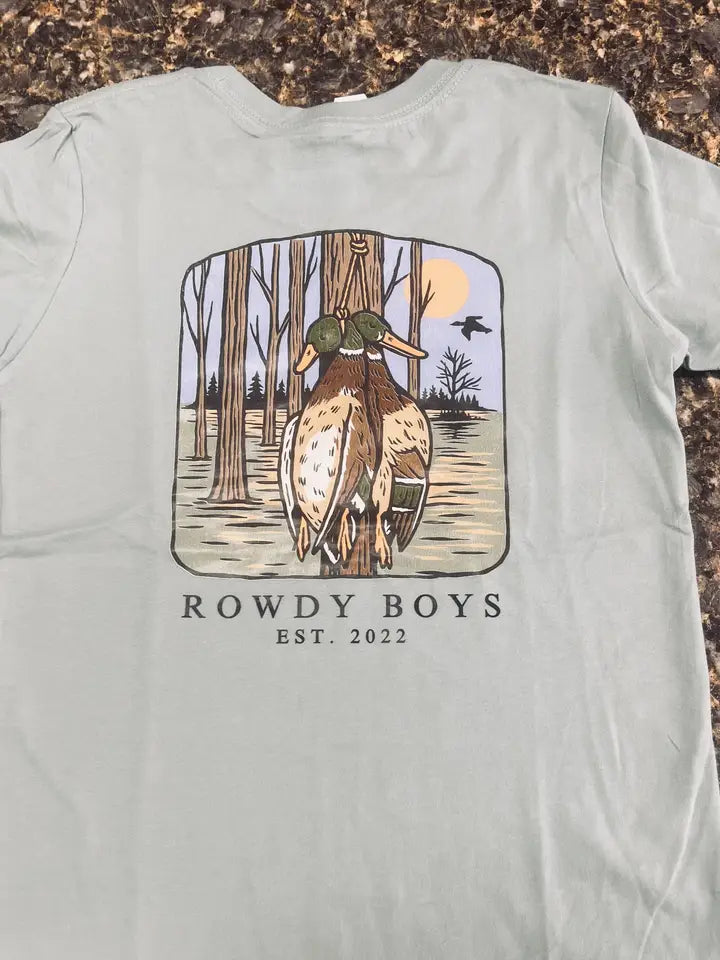YOUTH Green Mallard Hunt Tee