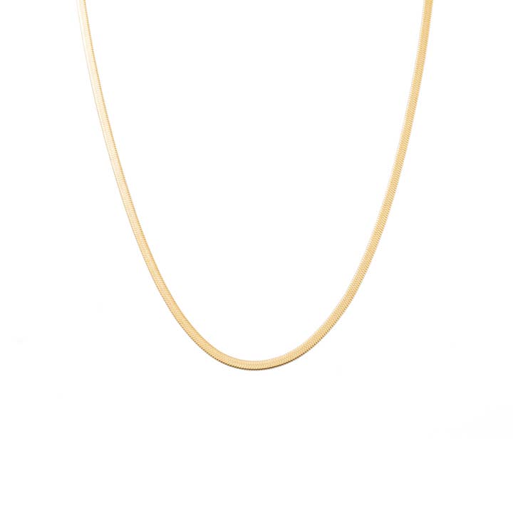 Dainty Herringbone Necklace