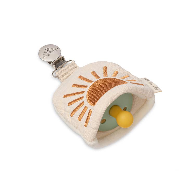 Sun Soothe & Store Pacifier Clip- Sun