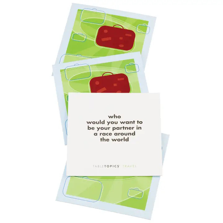Tabletopics Travel - Conversation Starter Question Cards