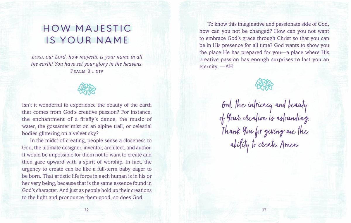 Grace, Not Perfection, inside spread How Majestic Is Your Name