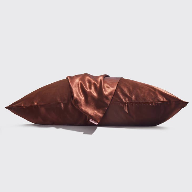 Satin Pillowcase- Chocolate