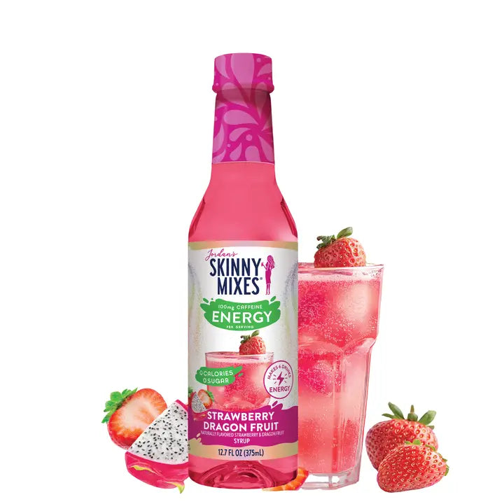 Sugar Free Strawberry Dragon Fruit Energy Syrup