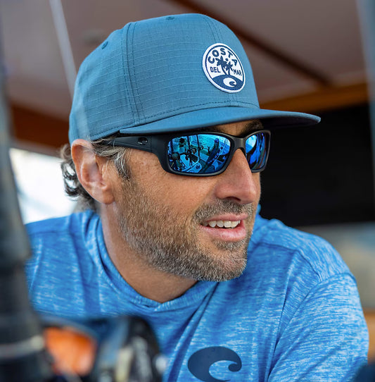 Jose Blackout Blue Mirror Costa Sunglasses