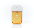 Touchland Spiced Pumpkin-Tini Power Mist Hand Sanitizer, orange 1 oz spray bottle, front view