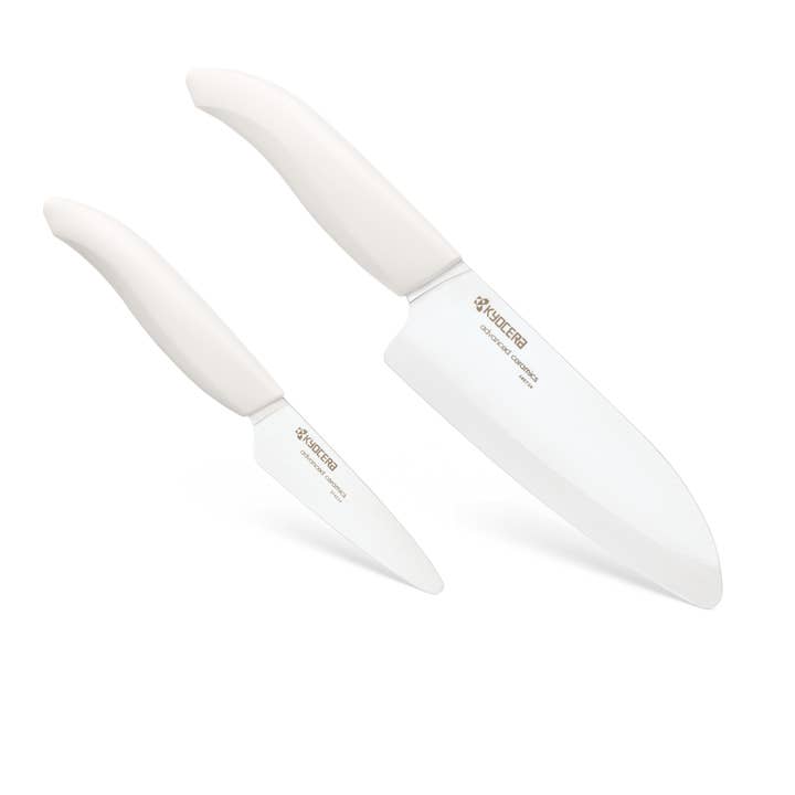 Revolution 2-PIECE Ceramic Knife Gift Set - White