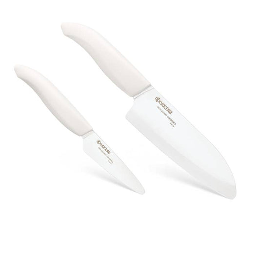 Revolution 2-PIECE Ceramic Knife Gift Set - White