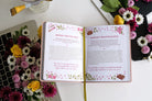 Digital Detox Devotions, open on a desk beside flowers