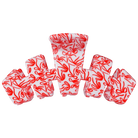 Teleties All Tied Up red bow print large claw clip, product shot