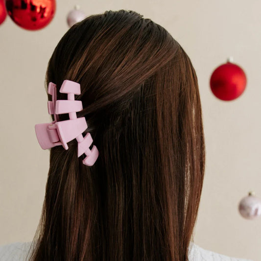 Classic Merry Pinkmas Medium Hair Clip