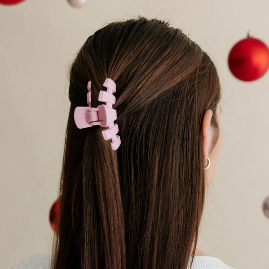 Classic Merry Pinkmas Small Hair Clip