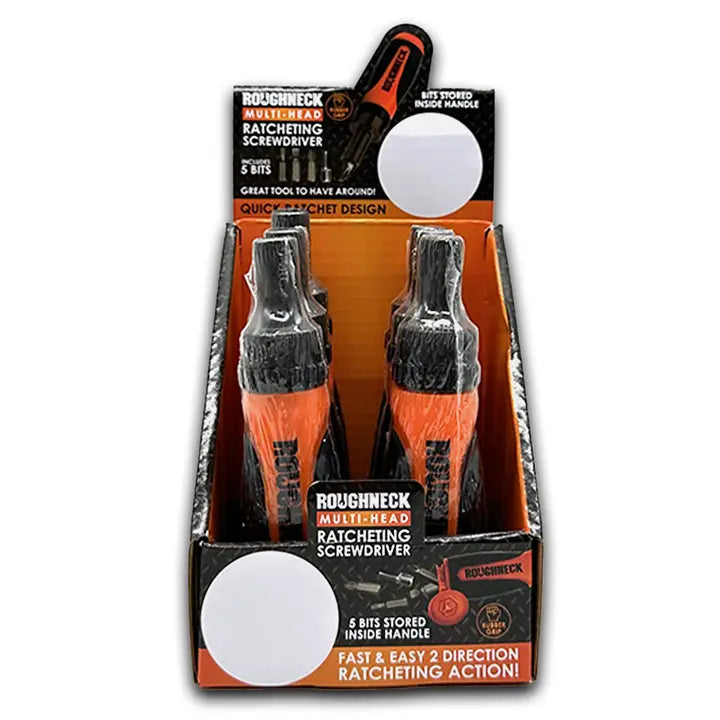 Roughneck Multi-Head Ratcheting Screwdriver