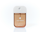 Touchland Salted Caramel Power Mist Hand Sanitizer, caramel brown 1 oz spray bottle, front view