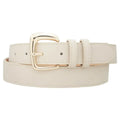 Womens Leather Double Looped Belt