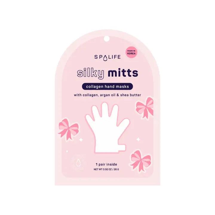 Holiday Silky Mitts Collagen Hand Gloves - 1 Pair