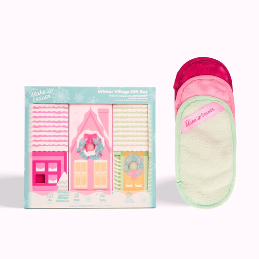 Makeup Eraser Winter Village 3pc Gift Set