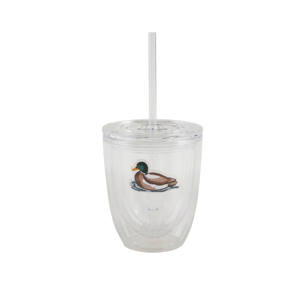 Clear Embroidered Tumbler -3 Styles