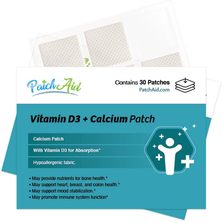 Vitamin D3/Calcium Vitamin Patch