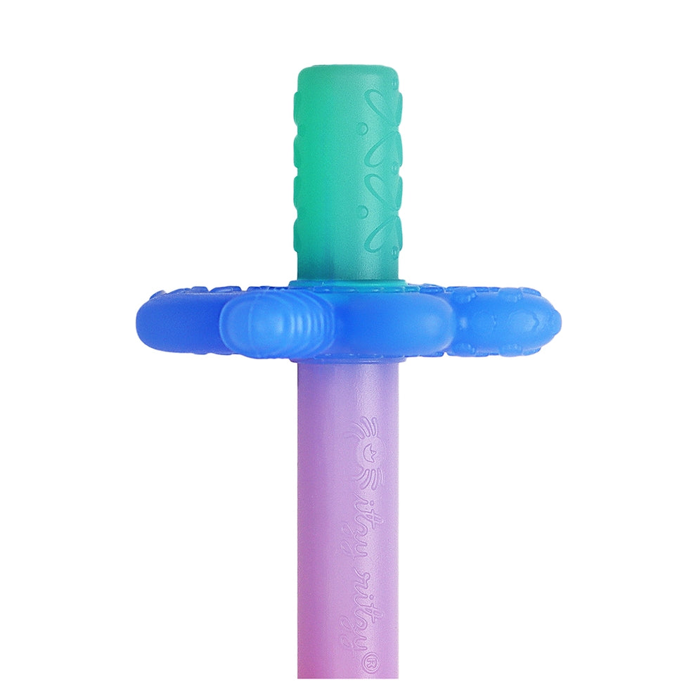 Teensy Teether Tube- Pink Rainbow