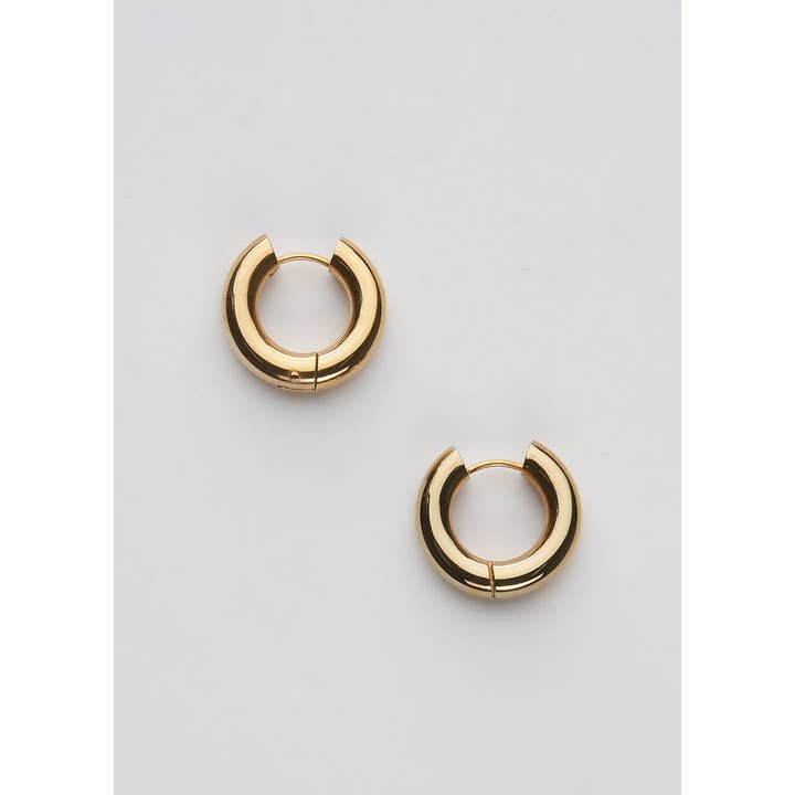 Chunky Hoops Mini- Gold