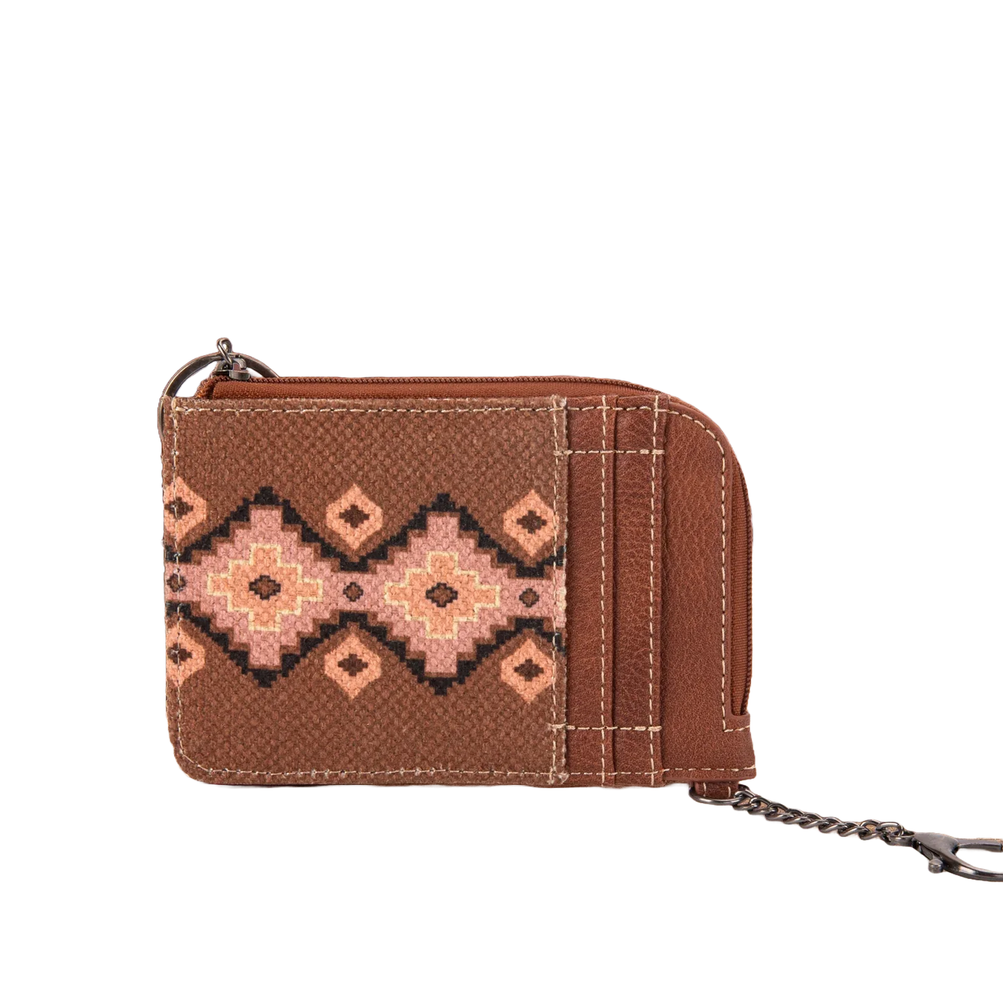 Wrangler Southwestern Art Print Mini Zip Card Case - 2 Colors