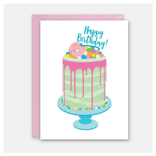 Drip Cake- Birthday Card