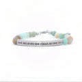 She Believed She Could So She Did Bracelet