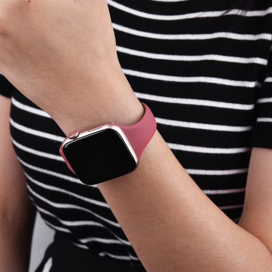 Solid Slim Apple Watch Silicone Bands