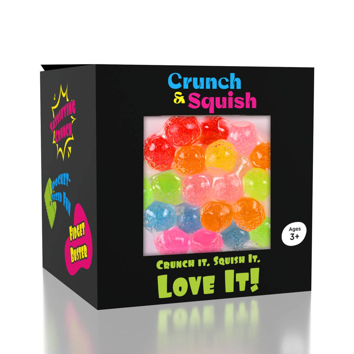 Crunch and Squish Candy Series Crunchy Squishy Stress Ball Fidget Toy (1pc) Color Ships Assorted