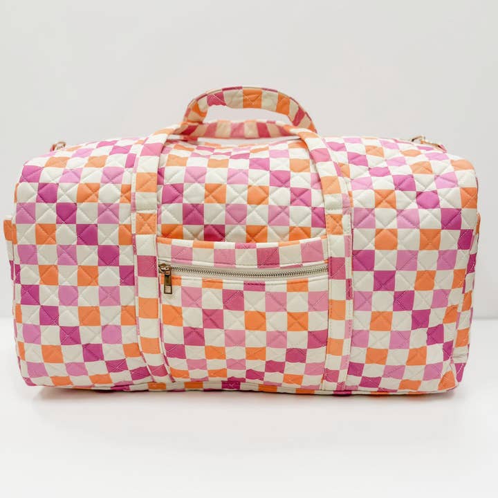 Quilted Duffle Bag -3 Colors