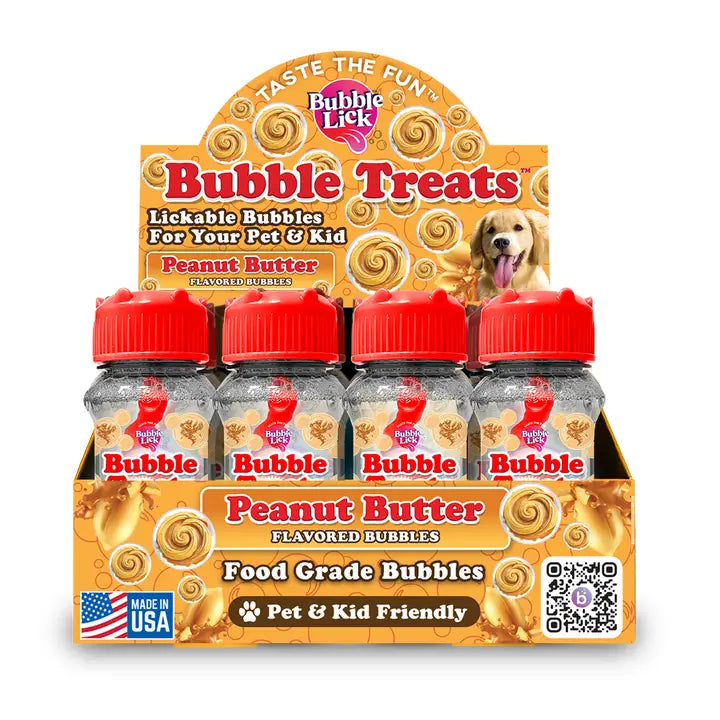 Bubblelick™ Pets Peanut Butter Swirl Bubbles