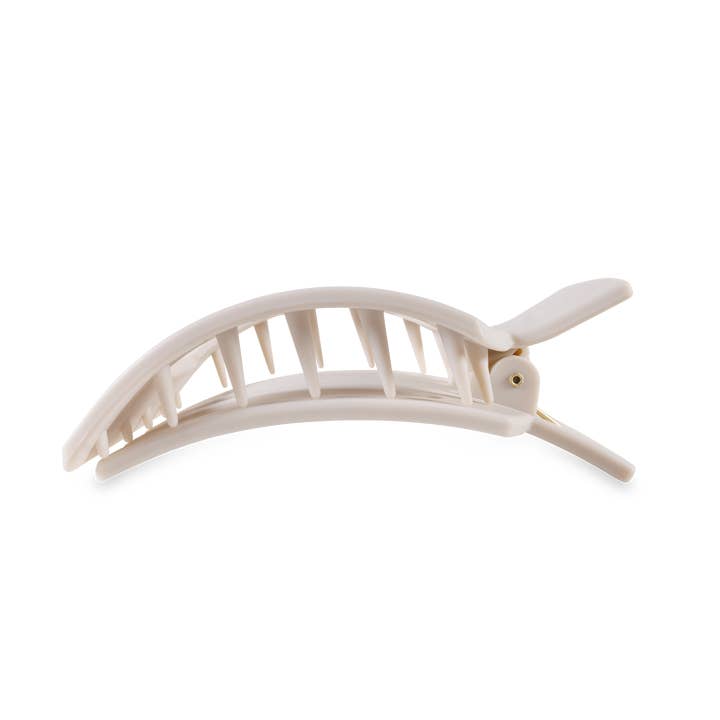 Square Large Flat Hair Clip- Toasted