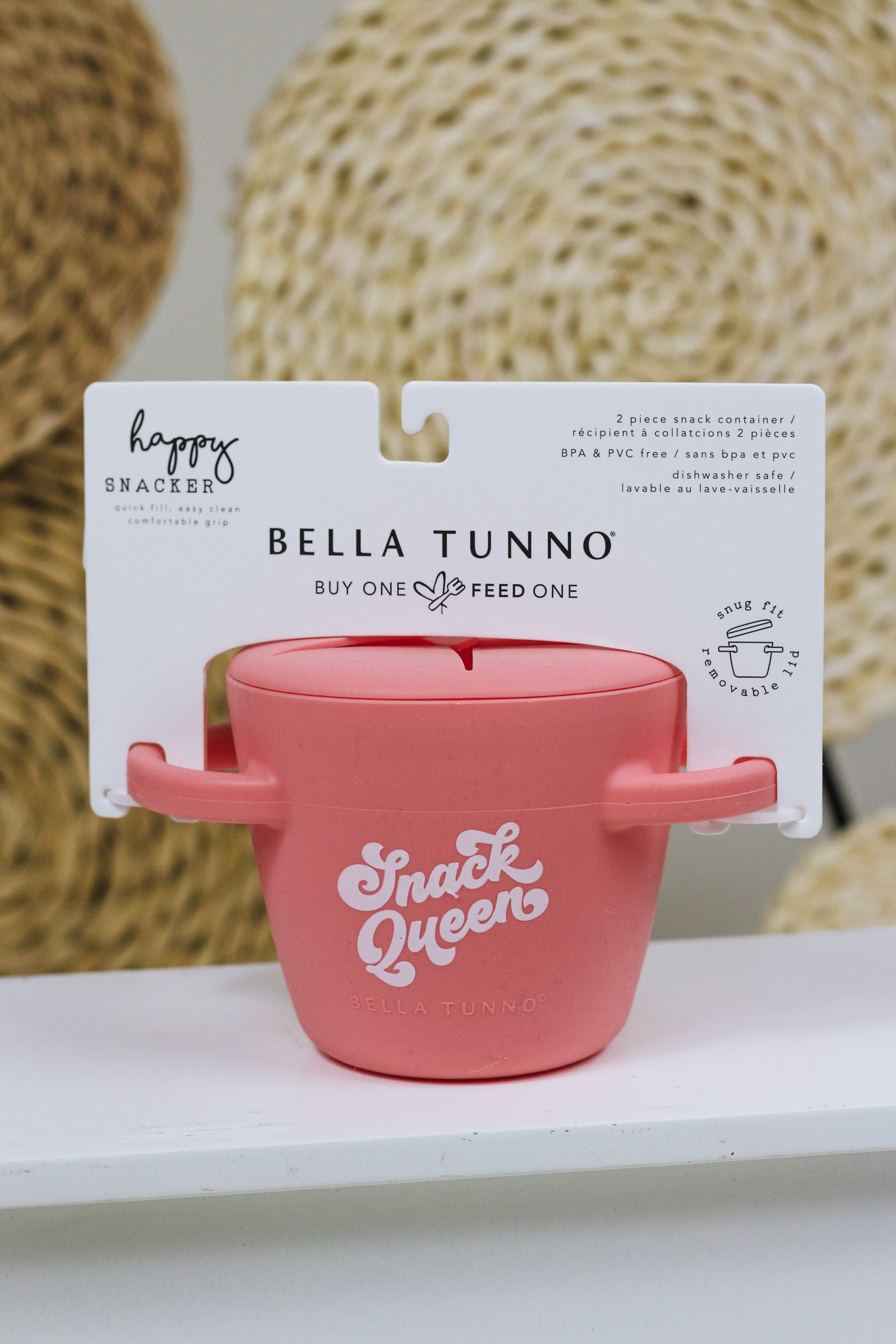 Snack Queen Pink Sippy Cup