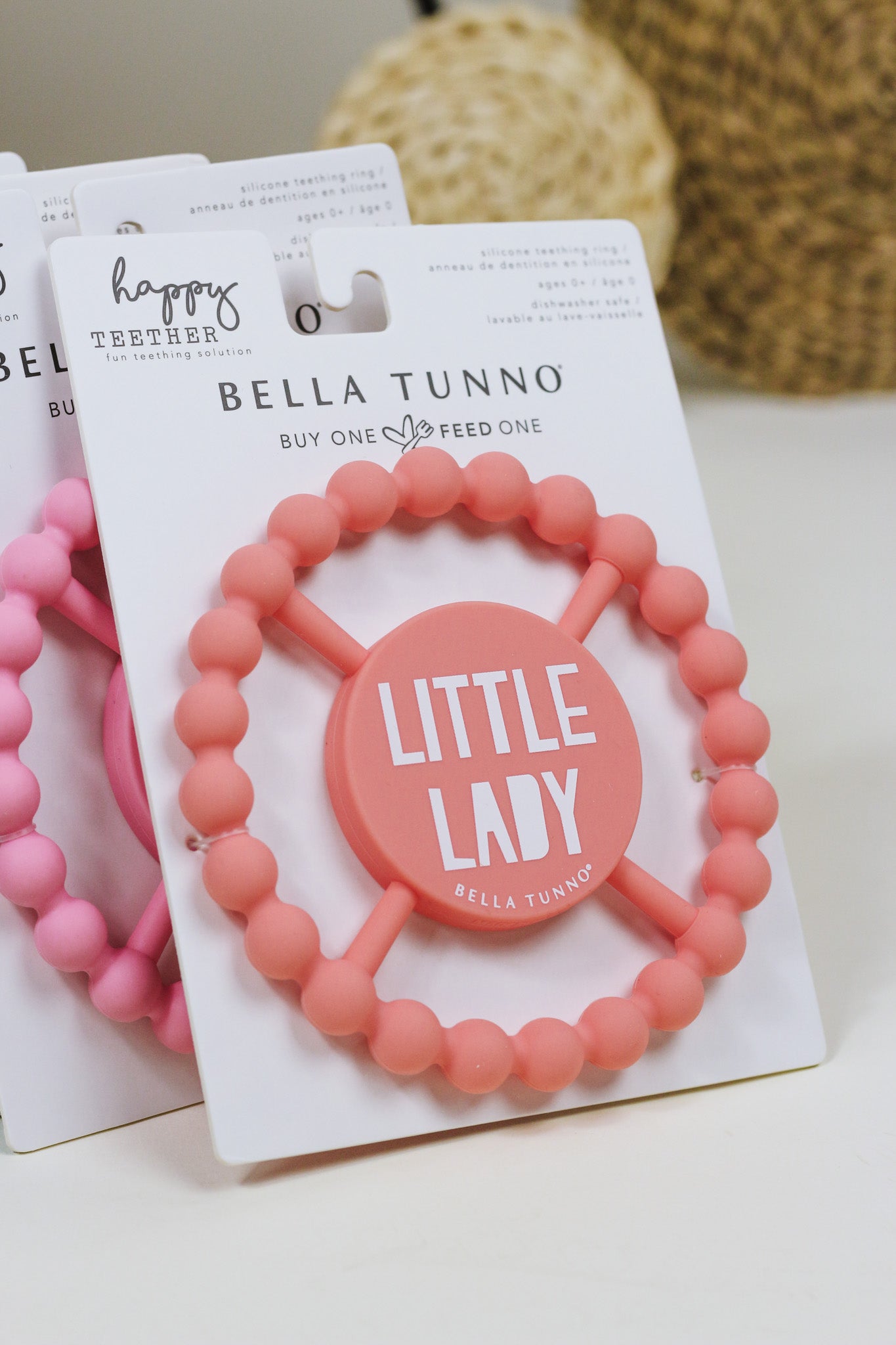 Pink Little Lady Silicone Teether