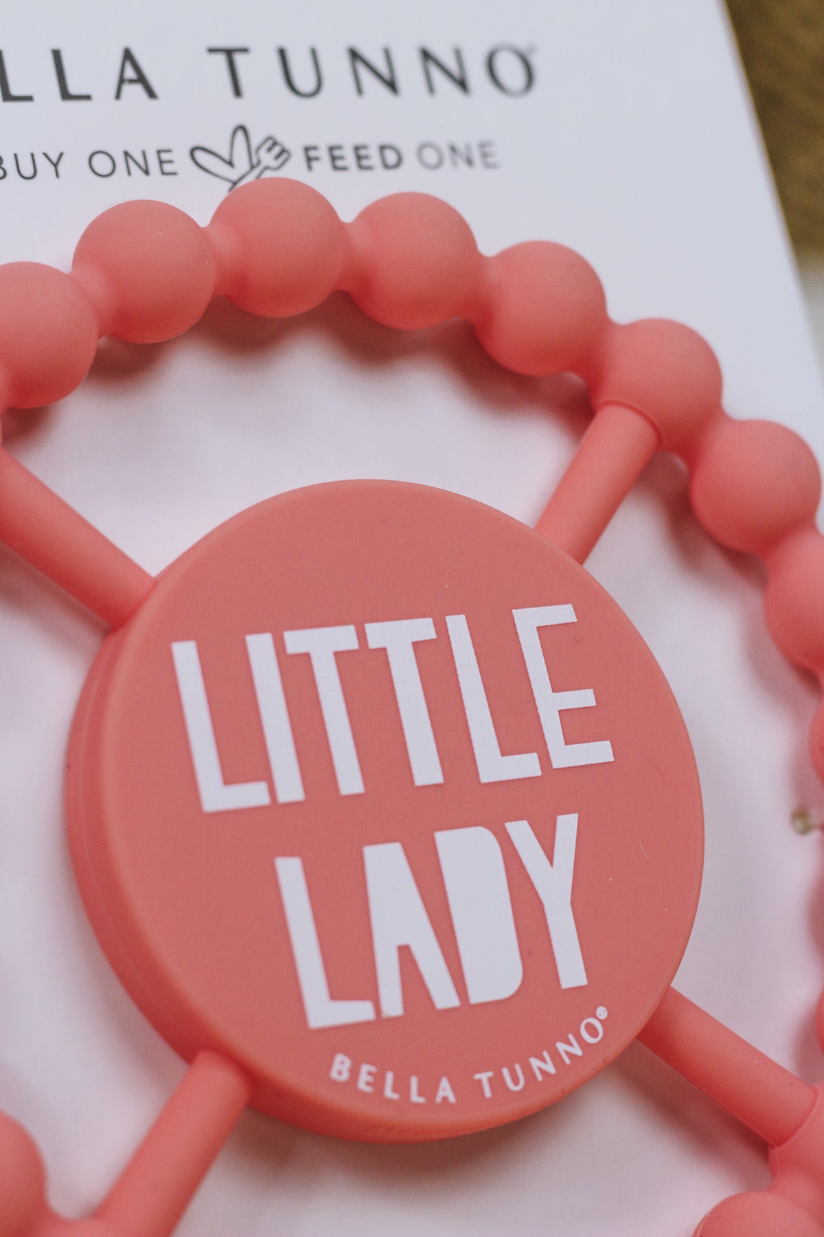 Pink Little Lady Silicone Teether