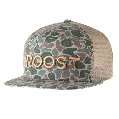 Roost Camo Hi-Profile Logo Hat- Camo