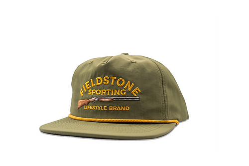 Fieldstone Shotgun Logo Rope Hat- Green