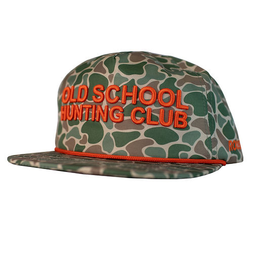 Roost Old School Hunting Club Hat- Camo